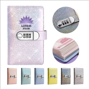 Digital Password Lock Banknote Album With Double-Sided Clear Pockets